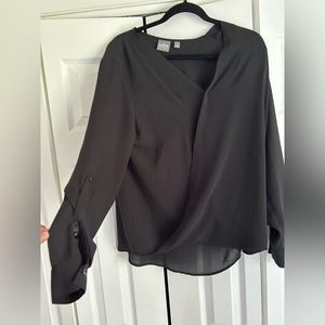 Gorgeous black NEVER WORN blouse dress up jeans